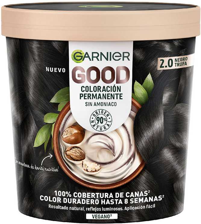 "Garnier Good Permanent Colouring 2,0 Truffle Juodas" plaukų dažai