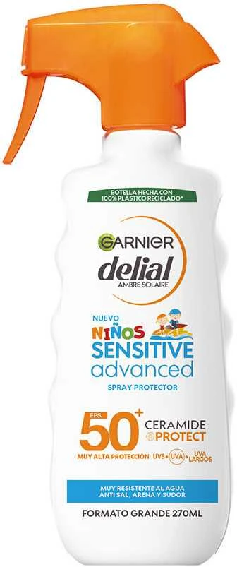 "Delial Children's Sensitive Advanced" apsauginis purškiklis Spf50 270ml