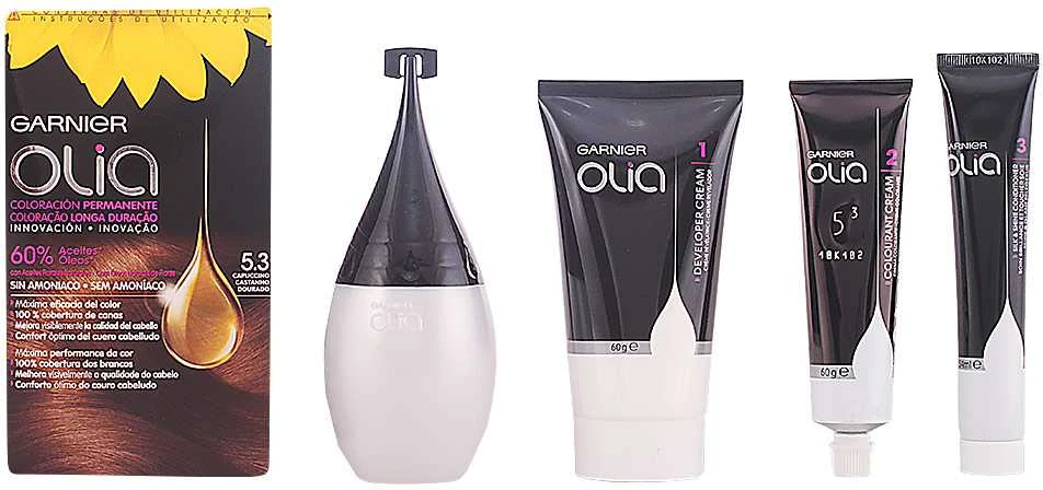 Garnier Olia Permanent Coloring 5,3 Capuccino plaukų dažai