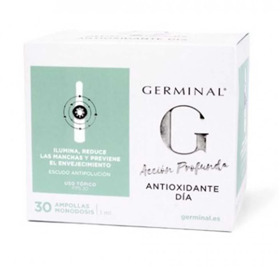 "Germinal" giluminio veikimo antioksidantas 30 dienų 1ml ampulės