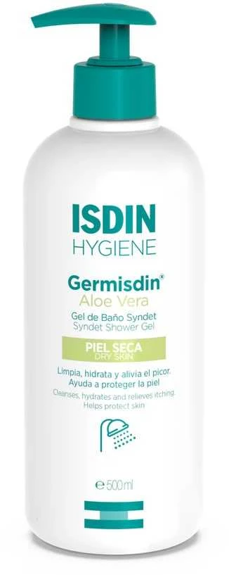 "Isdin Germisdin Aloe Vera" vonios gelis be muilo 500ml