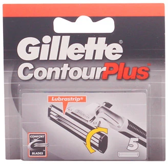 "Gillette Contour Plus" papildymas 5 vienetai
