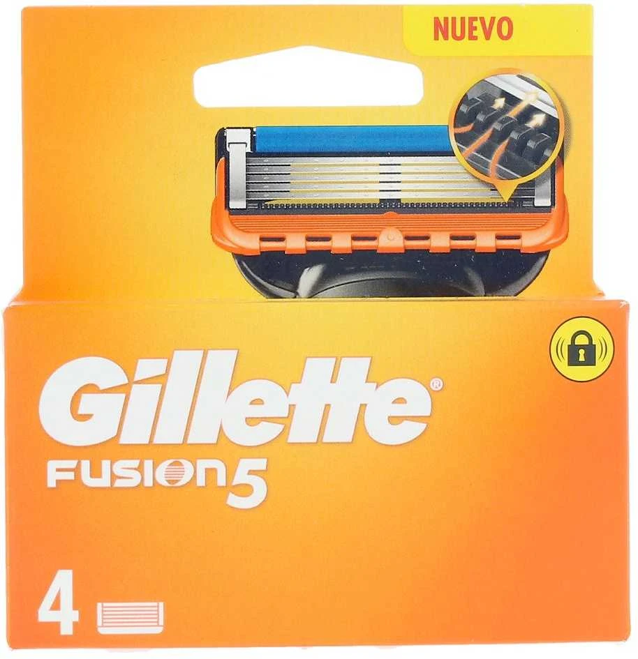 „Gillette Fusion“ 5 ašmenų papildymo pakuotė, 5 ašmenys, 4 vnt.