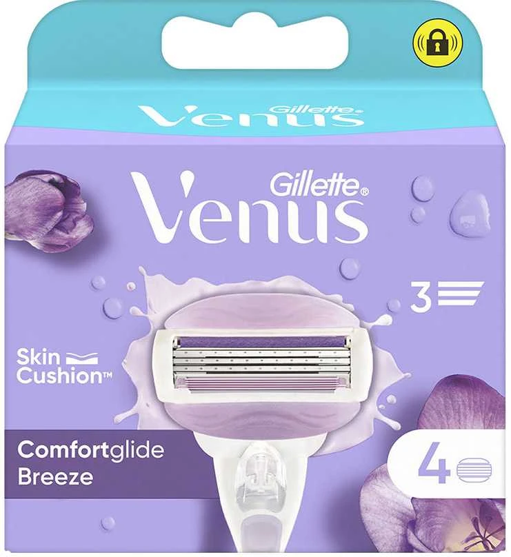 Barzdaskutė Gillette Venus Breeze skustuvas 1 vnt. + atsarginis peiliukas 1 vnt.