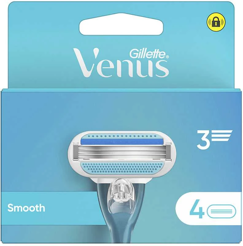 "Gillette Hoja Carg Venus Smooth" Skustuvo galvutės 4 vnt