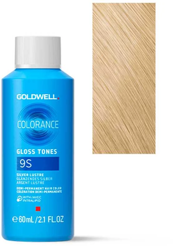 Goldwell Colorance 9S dažai su spalvos pavyzdžiu