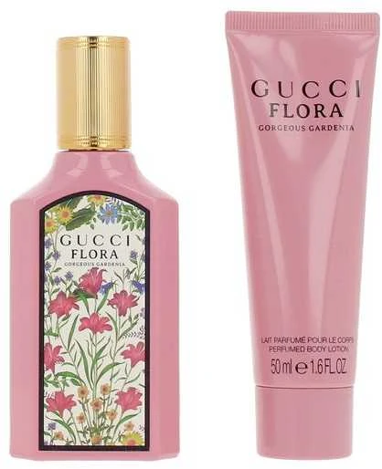 Gucci Flora Gorgeous Gardenia Giftset rinkinys moterims (EDP, 50 ml + kūno losjonas, 50 ml)