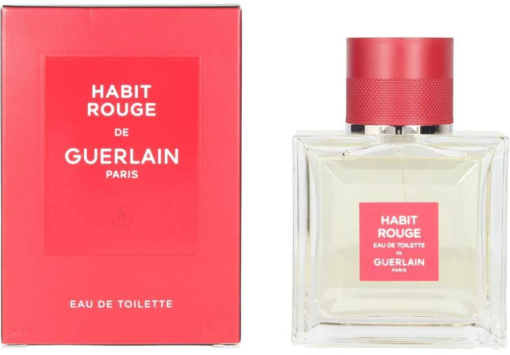 Guerlain Habit Rouge EDT tualetinis vanduo unisex, 50 ml