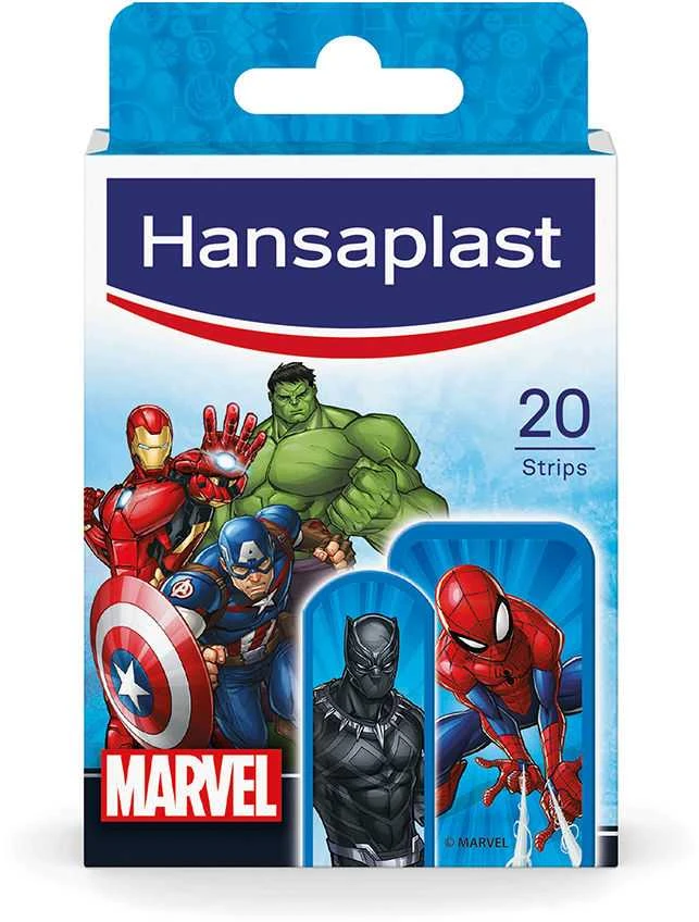 "Hansaplast Kids Marvel" 20 juostelių pleistro