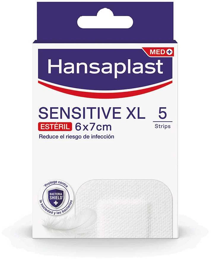 Pleistrai "Hansaplast Sensitive XL" 6x7 5U