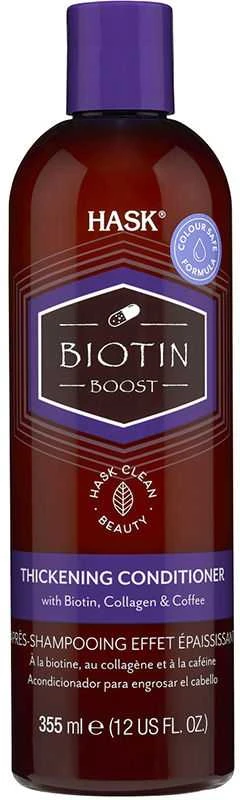 "Hask Biotin Boost" plaukų apimtį didinantis kondicionierius 355ml