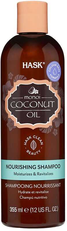 "Hask Monoi" maitinamasis šampūnas su kokosų aliejumi 355ml