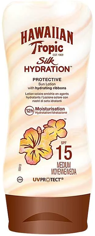 Hawaiian Tropic Silk Hydration Kūno Losjonas SPF15 180ml.