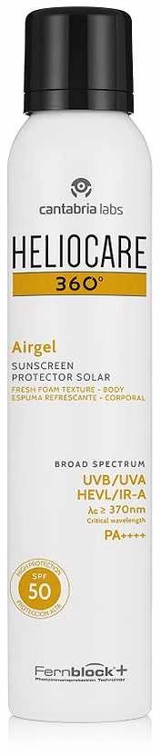 Heliocare 360 Airgel Spf50 Body purškiama apsauga nuo saulės 200ml