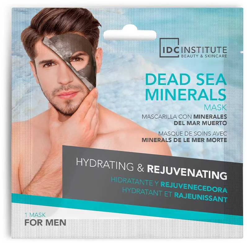 Aquarius IDC INSTITUTE lakštinė drėkinanti ir jauninanti veido kaukė su jūros mineralais Minerals, 22 g