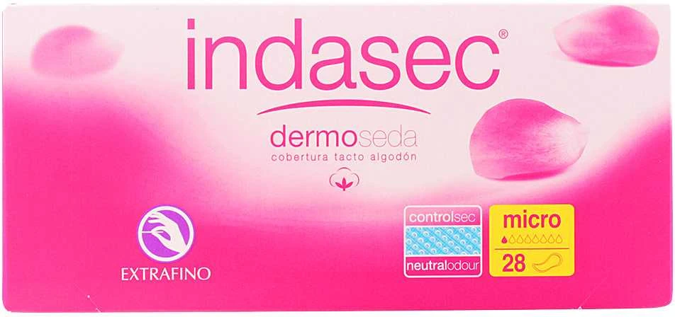 Indasec Dermoseda įklotai nuo šlapimo nelaikymo Micro 28 vienetai