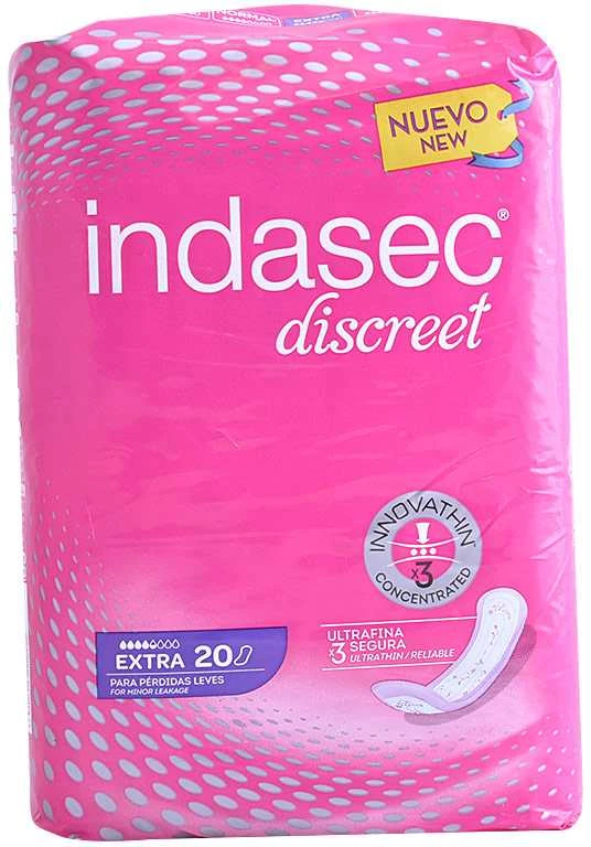 Indasec Comprese Large Extra 20 vienetų