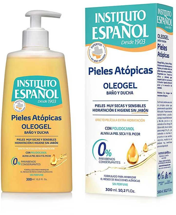 Instituto Español Atopinė oda Vonios ir dušo oleogelis 300ml
