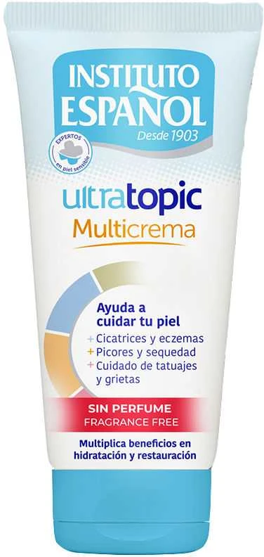 Instituto Español Ultratopic Multi-Crema Sin Perfume, 150 ml