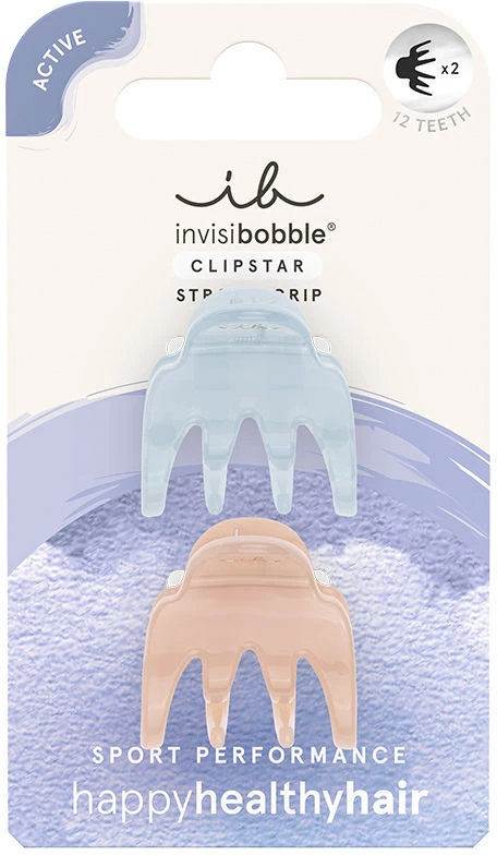 „Invisibobble Clipstar Active“ plaukų segtukai „Gym Buddy S“ 2 vnt.