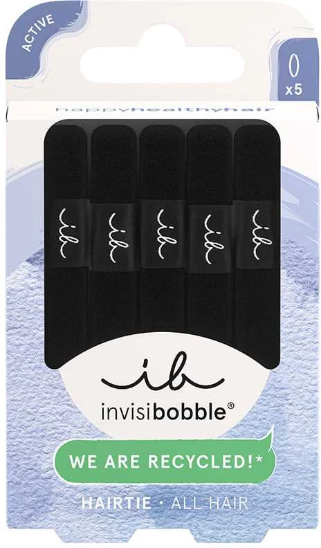 Invisibobble plaukų gumytės Juodos plaukų juostos 5 vnt.
