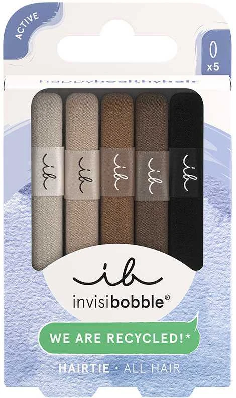 Invisibobble plaukų gumytės Mocha spalvos, 5 vnt.