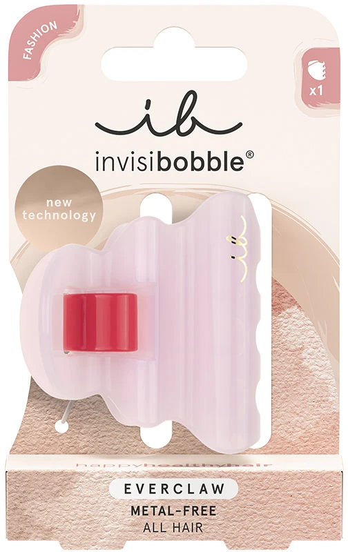 Invisibobble Everclaw M Rosy Plateau plaukų segtukas