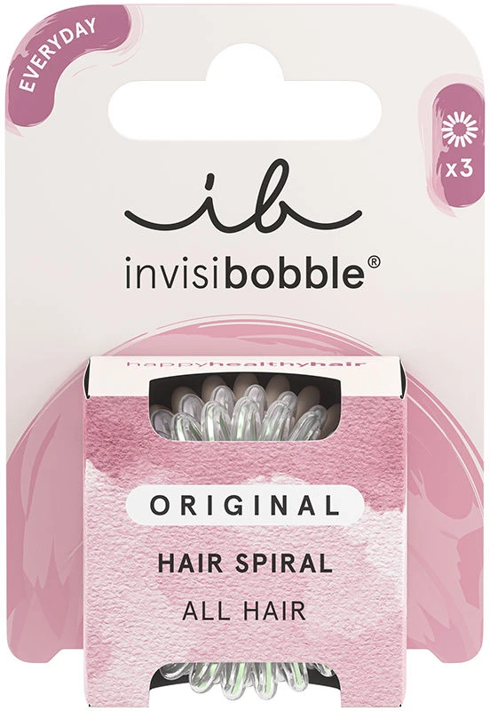 Invisibobble originalūs „Galactic Glow“ plaukų segtukai, 3 vnt.