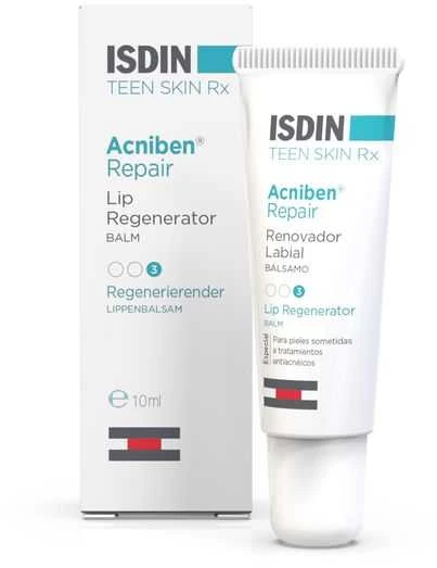 "Isdin Acniben Rx Repair Lips Balm" Atkuriamasis lūpų balzamas 10ml