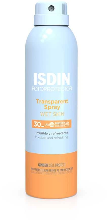 "Isdin FotoProtector" skaidrus purškiklis drėgnai odai 30Spf 250ml