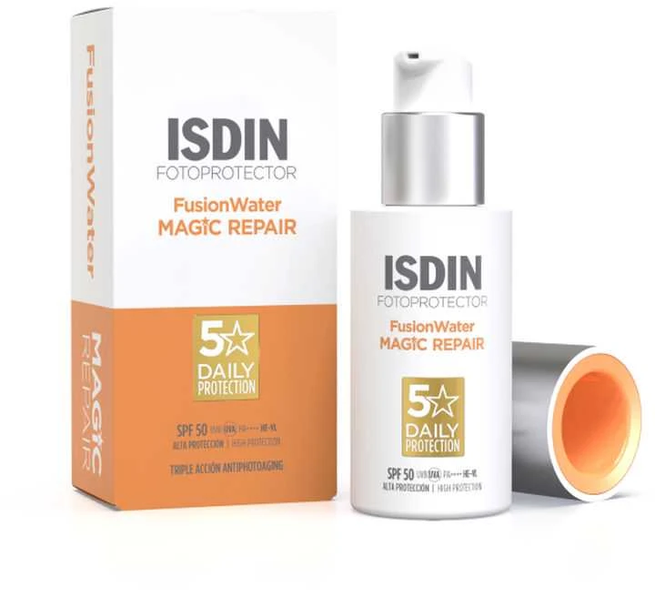 Isdin Fotoprotector Fusion Vanduo Magic Repair Spf50+, 50 ml