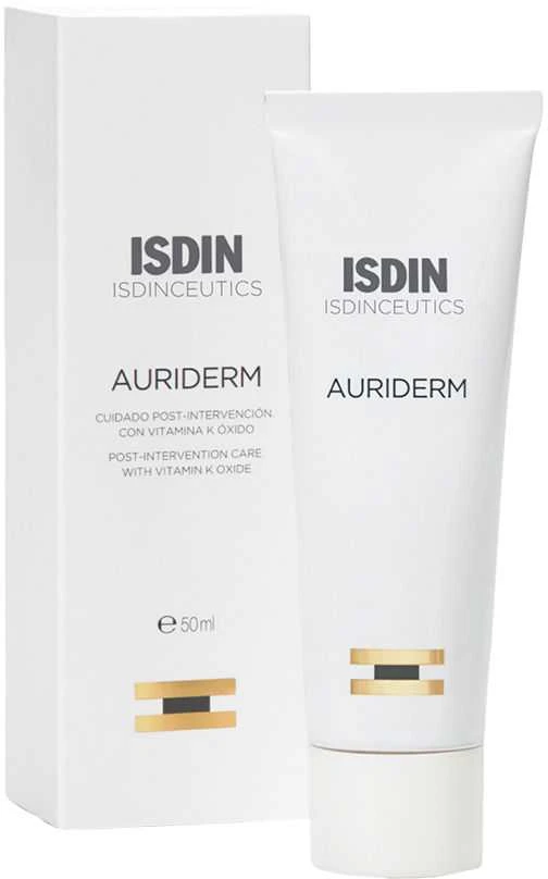 ISDIN ISDINCEUTICS AURIDERM, kremas po estetinių procedūrų, 50 ml