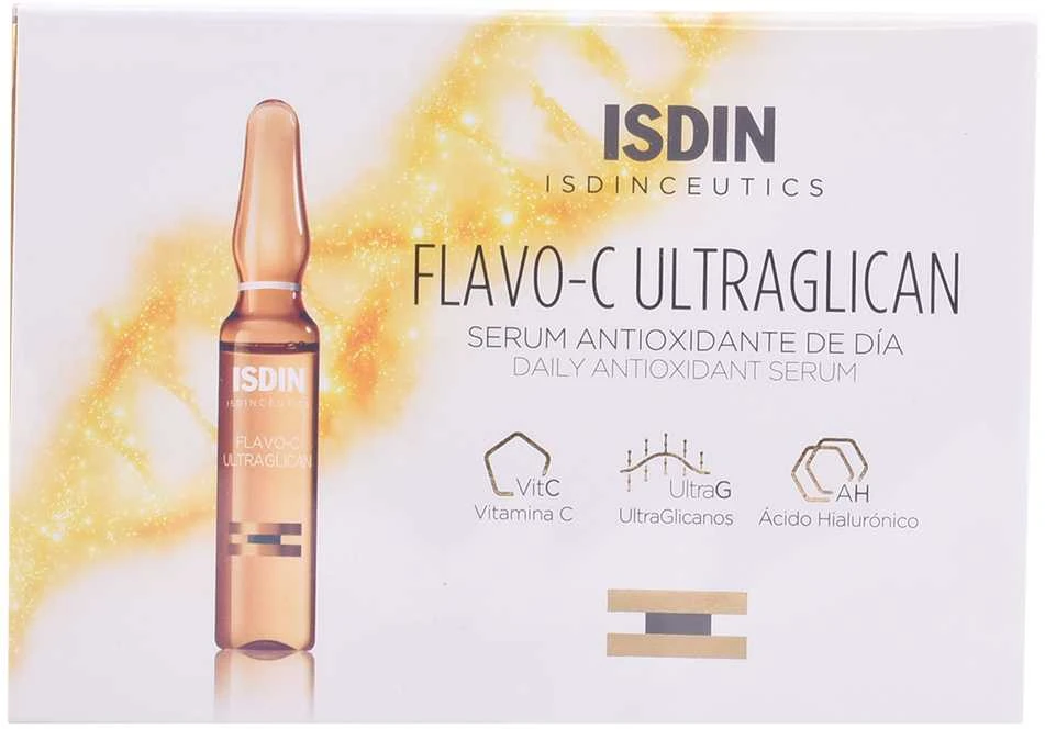 "Isdin Flavo C Ultraglican" 10 ampulių