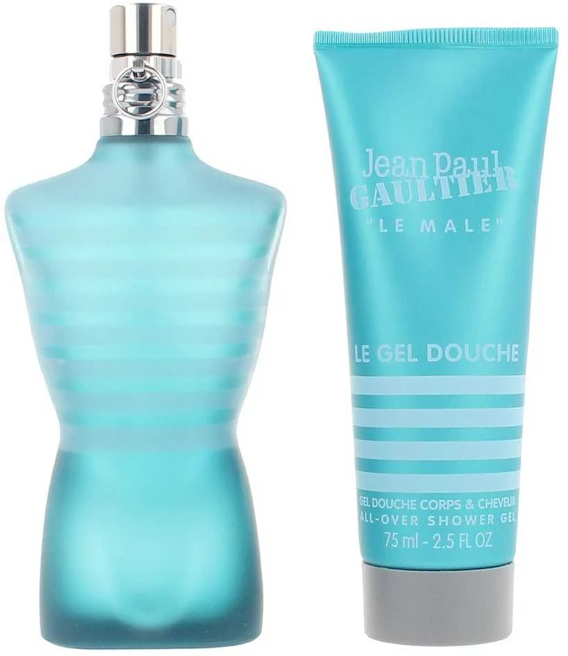 Jean Paul Gaultier Le Male rinkinys vyrams (EDT, 75 ml + dušo želė, 75 ml)