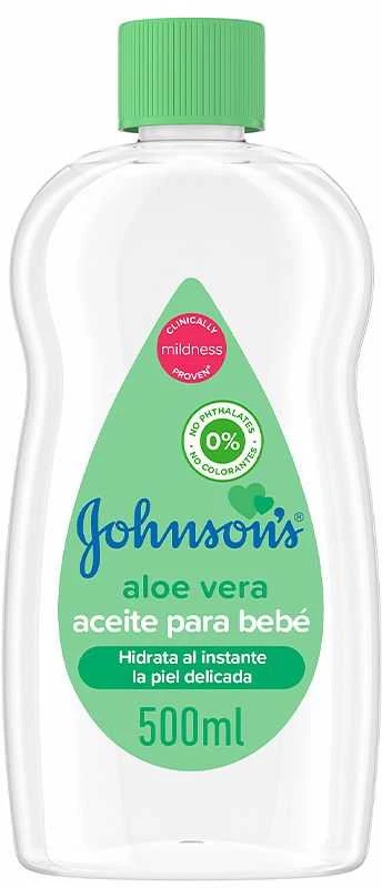 Johnson & Johnson Johnsons Baby Oil Aloe Vera kūdikių aliejus 500ml
