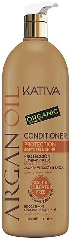 „Kativa“ argano aliejaus kondicionierius, apsaugantis ir švelnus, žvilgantis, 1000 ml