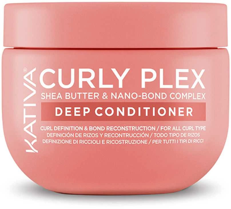 Kativa Skirtas garbanotiems plaukams Plex Deep Conditioner plaukų kondicionierius, 450 ml