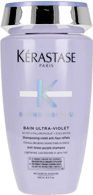 Šampūnas su violetiniu pigmentu Kerastase Blond Absolu Bain Utra-Violet Šampūnas 250ml