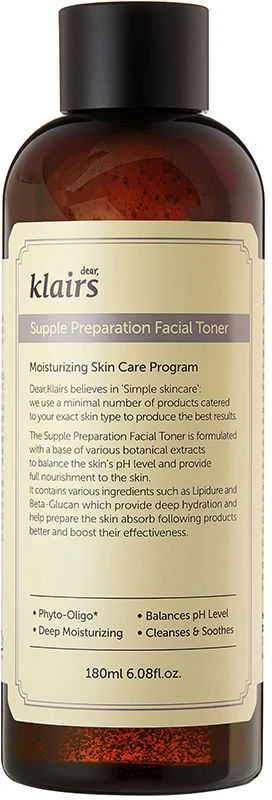 Klairs Supple Preaparation veido tonikas, 180 ml