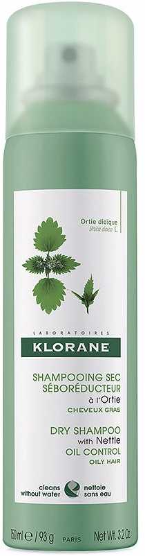 Klorane Nettle Sebum-Regulating Sausas šampūnas sausas šampūnas 150ml