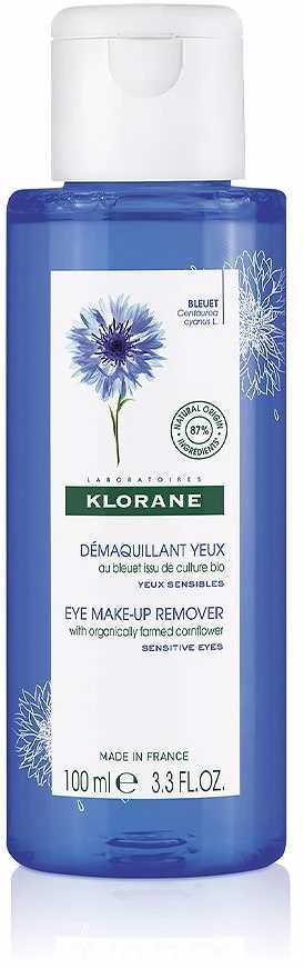 "Klorane" raminamasis gėlių rugiagėlių makiažo šalinimo losjonas 100ml