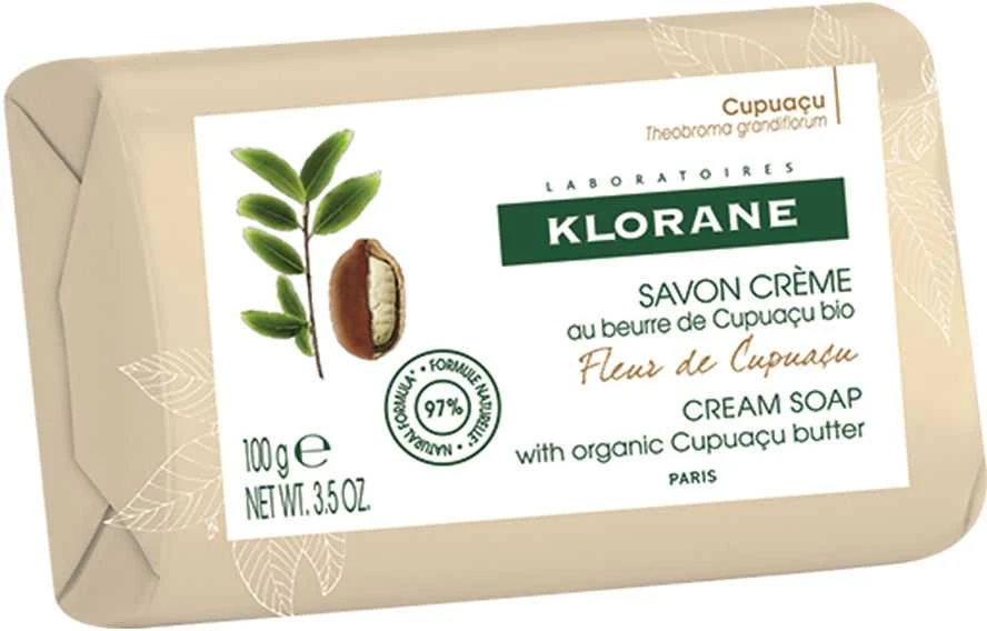 "Klorane Cupuaçu Flower Kreminis" muilas 100g