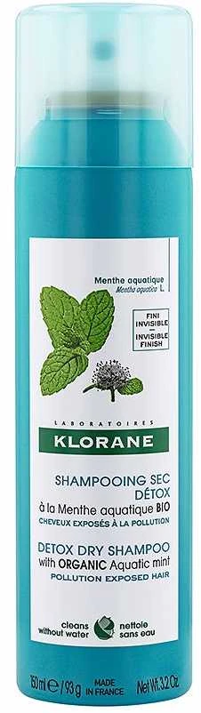"Klorane" mėtų sausas detoksikuojantis šampūnas 150ml