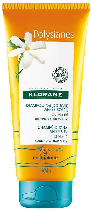 Klorane "Polysianes" dušo šampūnas po saulės vonių 200ml
