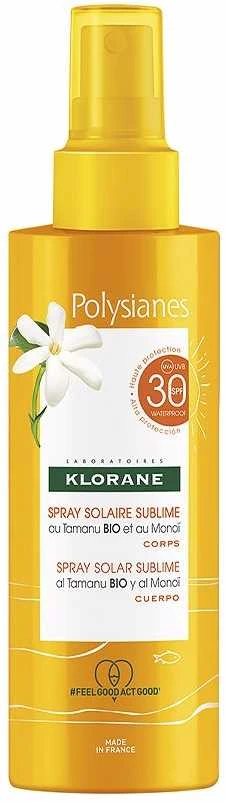 Klorane Polysianes Saulės purškiklis Sublime Spf30 200ml