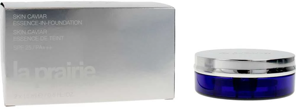 La Prairie Skin Caviar Essence-In-Foundation SPF 25 apsauginis makiažo pagrindas, atspalvis: Almond rusvai gelsvas, 2 x 15 ml