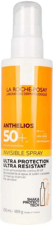 La Roche Posay Anthelios Invisible Purškiklis Ultra Resistant SPF 50+ apsauginis purškiklis nuo saulės, 200 ml