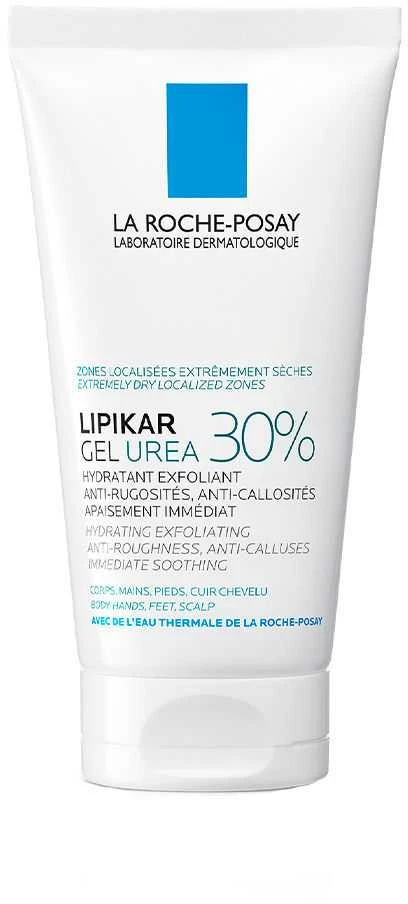 La Roche-Posay LRP Lipikar Lait Urea 30% Gel drėkinamasis kūno losjonas su šlapalu, 50 ml