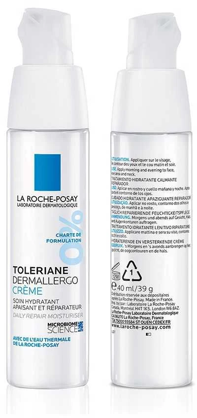 Raminamasis veido kremas La Roche Posay Toleriane Dermallergo, 40 ml