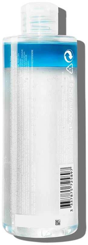 La Roche Posay Ultra Sensitive Skin Two-Phase Micellar Vanduo dvifazis makiažo valiklis, 400 ml